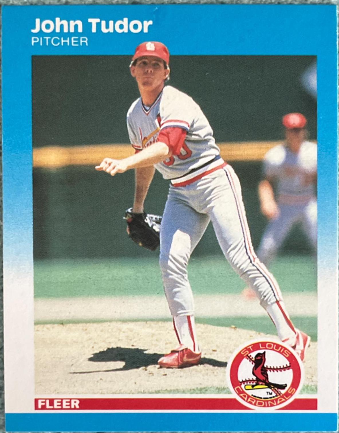 John Tudor #310 Baseball Cards 1987 Fleer