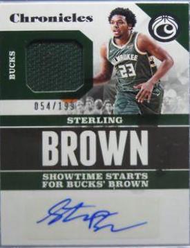 Sterling Brown #CA-SBR 2017-18 Panini Chronicles Basketball Chronicles Autographs
