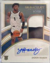 Jaden Hardy [Patch Autograph Gold] #32