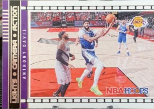 Anthony Davis #10 Basketball Cards 2021 Panini Hoops Lights Camera Action