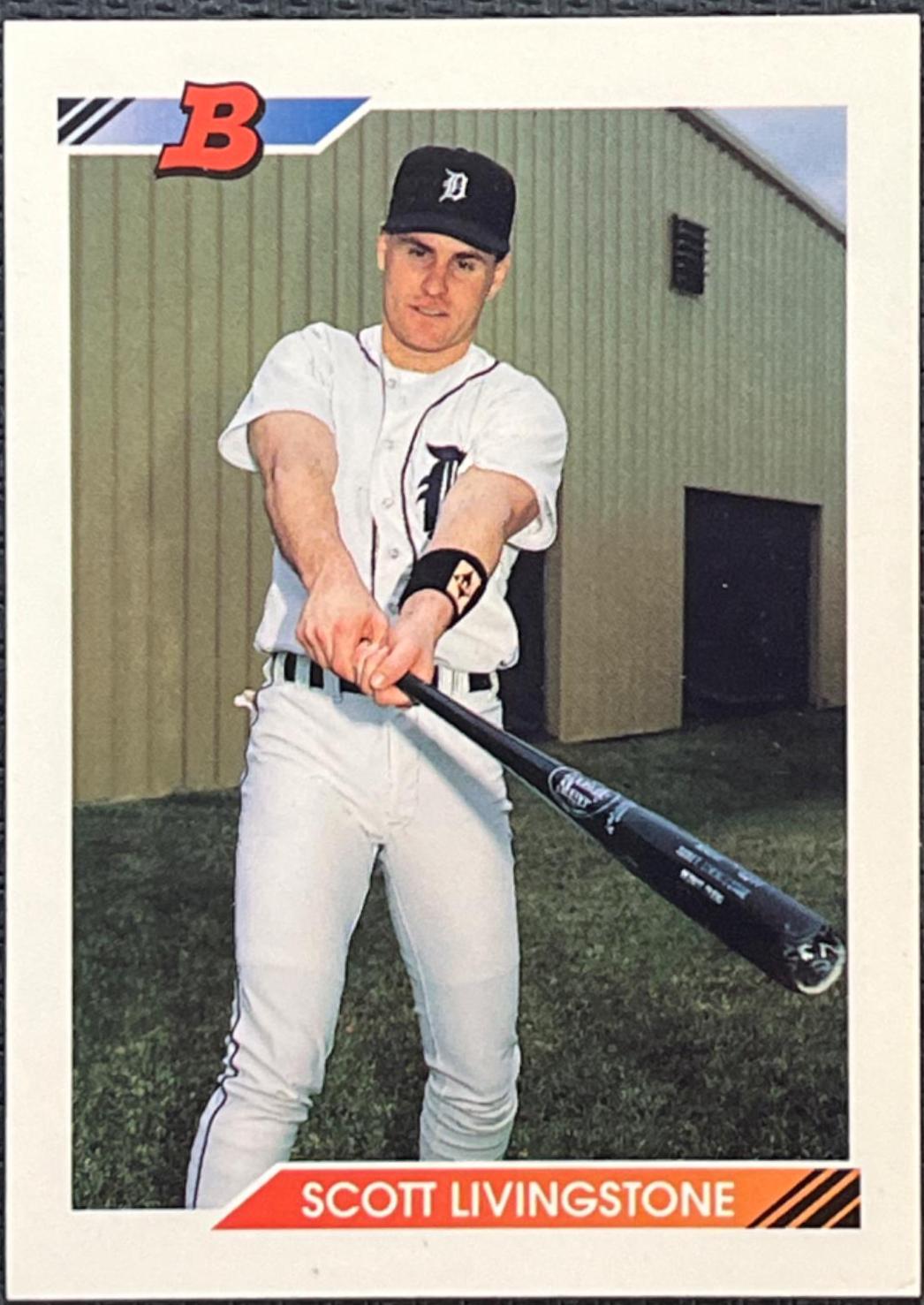 Scott Livingstone #3 Baseball Cards 1992 Bowman