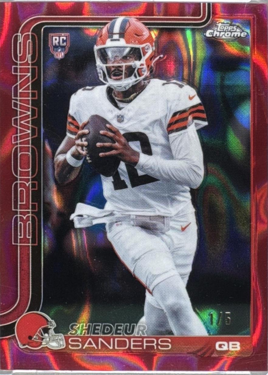 Shedeur Sanders [Red Refractor] #315
