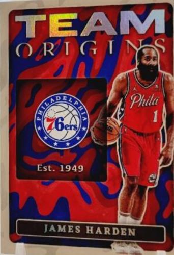 James Harden #2 Basketball Cards 2022 Panini Origins Team