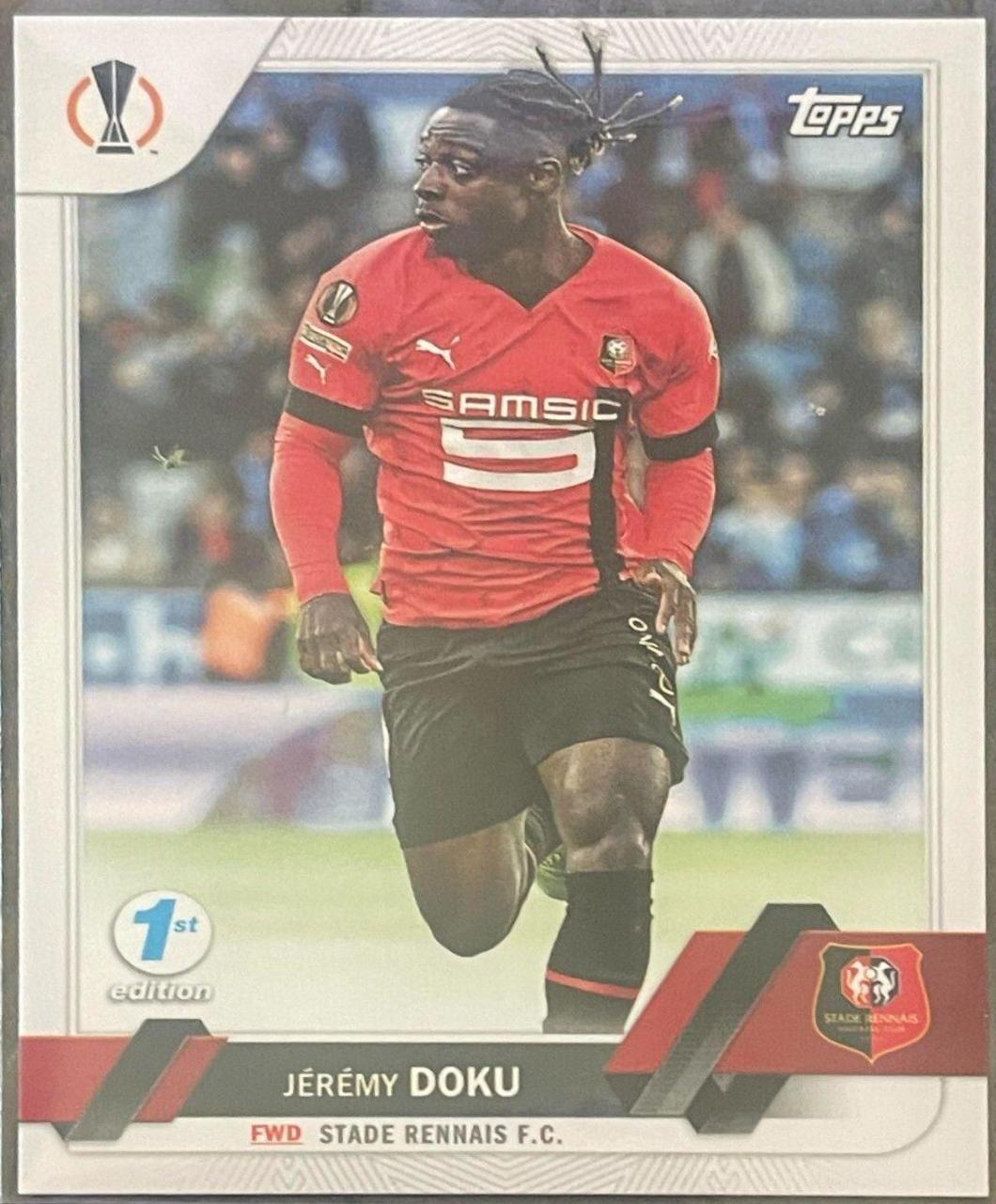 Jeremy Doku #198 2022 Topps UEFA Club Competitions