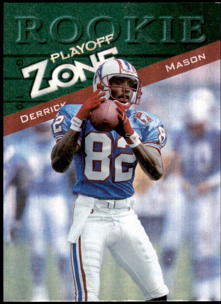 Derrick Mason #132 Football Cards 1997 Playoff Zone