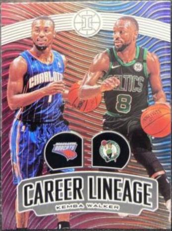 Kemba Walker #7 Basketball Cards 2019 Panini Illusions Career Lineage