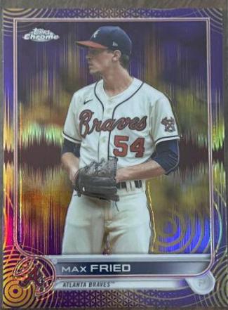 Max Fried #75 2022 Topps Chrome Sonic Baseball