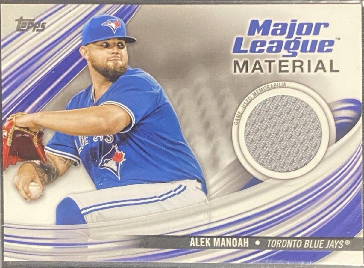 Alek Manoah #MLM-AM Baseball Cards 2023 Topps Series 1 Major League Material Relics