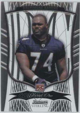 Michael Oher #43 Football Cards 2009 Bowman Sterling
