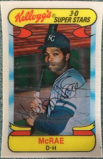 Hal McRae #20 Cover Art