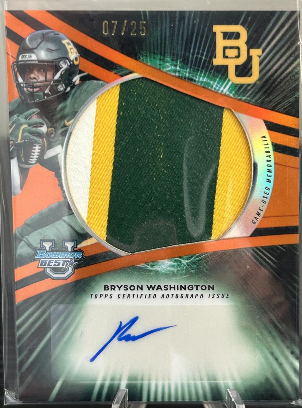 Bryson Washington [Orange] #JRA-BW