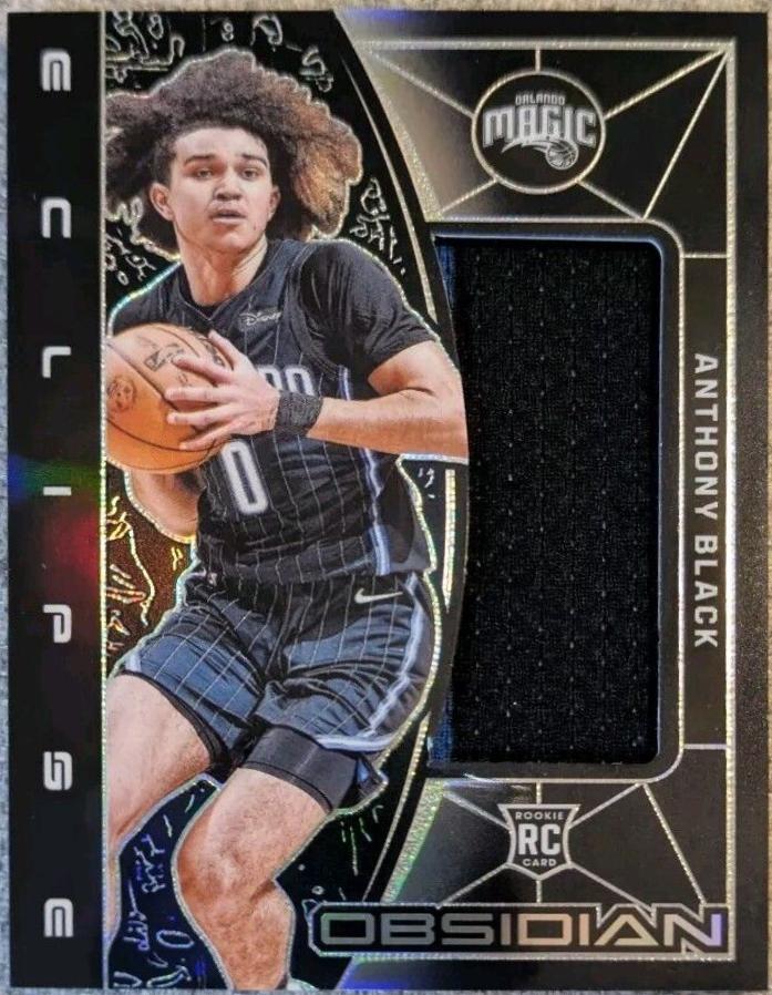 Anthony Black #EM-ABL Basketball Cards 2023 Panini Obsidian Eclipse Material