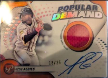 Ozzie Albies [Orange Refractor] #DPAR-OA