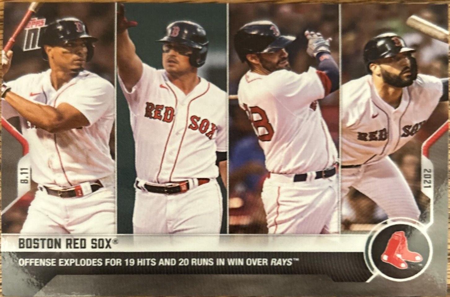 Boston Red Sox #641 2021 Topps Now Baseball