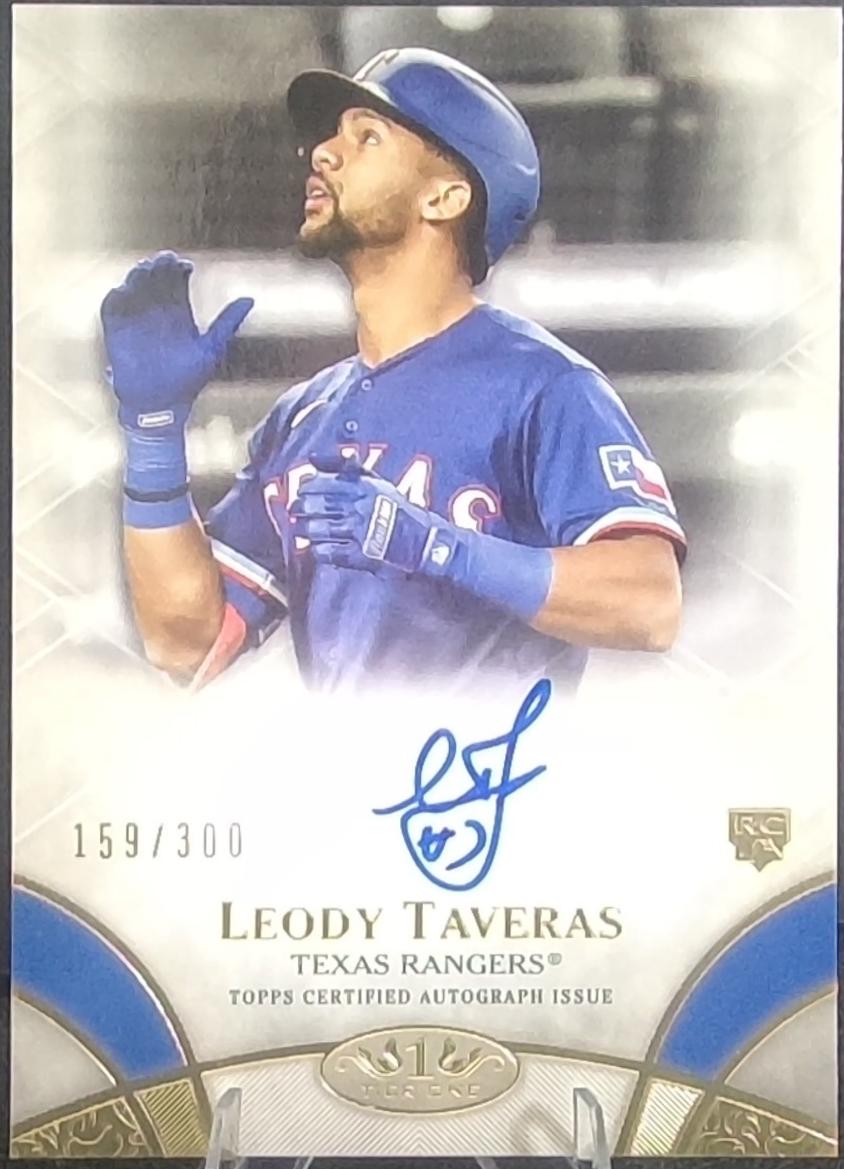 Leody Taveras #BOA-LTA 2021 Topps Tier One Baseball Break Out Autographs