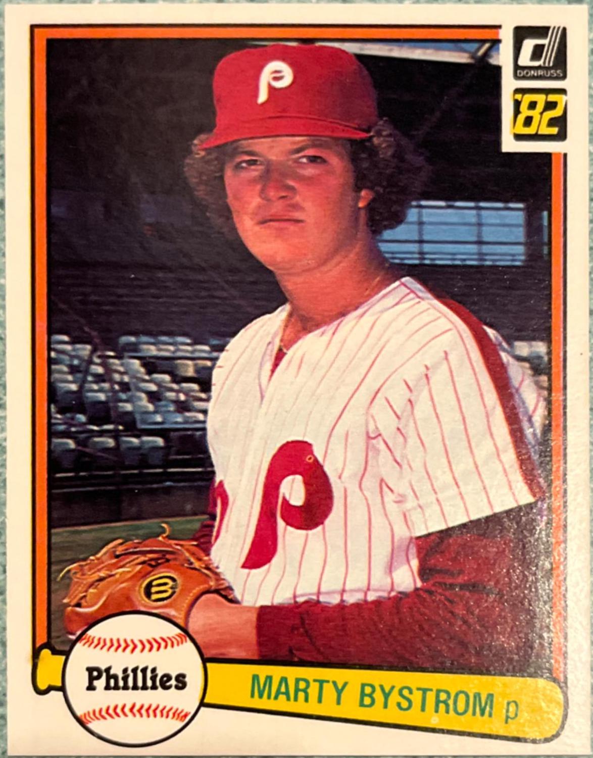 Marty Bystrom #93 Baseball Cards 1982 Donruss