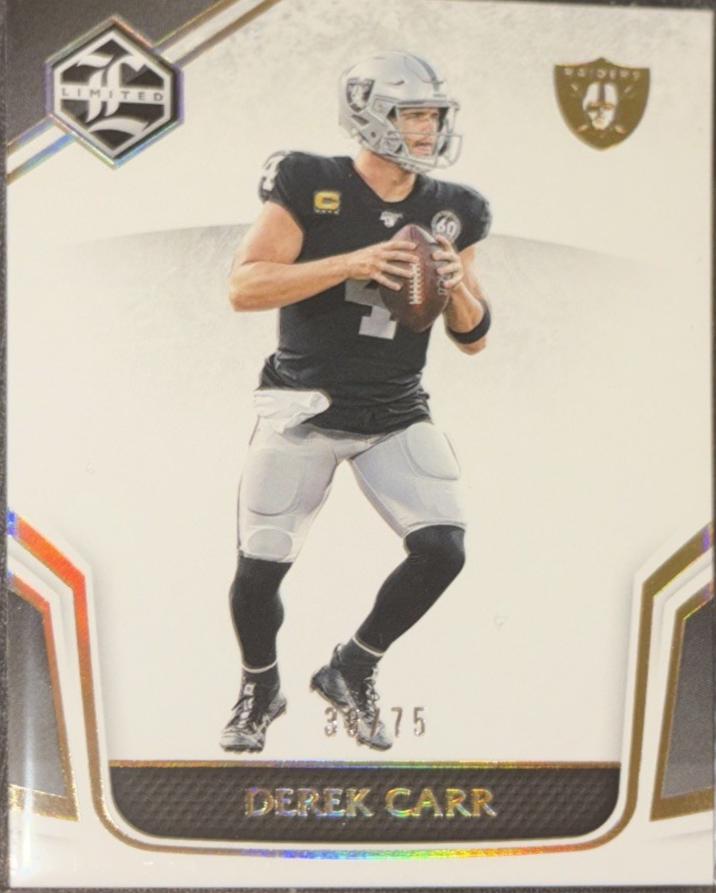 Derek Carr #44 2019 Panini Limited Football