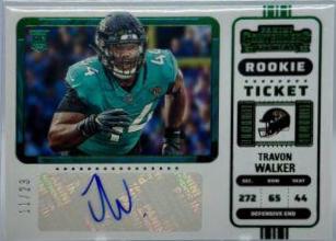 Travon Walker #135 2022 Panini Zenith Contenders Rookie Ticket Autographs Football