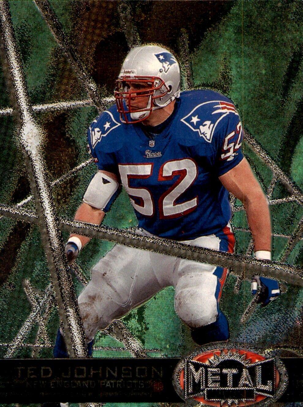 Ted Johnson #25 Football Cards 1997 Metal Universe
