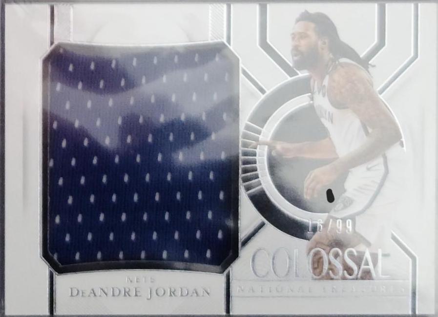 DeAndre Jordan #CSM-DAJ Basketball Cards 2020 Panini National Treasures Colossal Materials