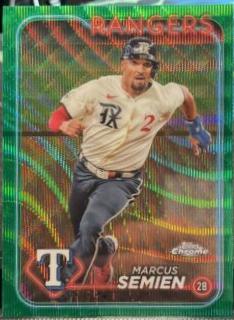 Marcus Semien [Green Wave Refractor] #102