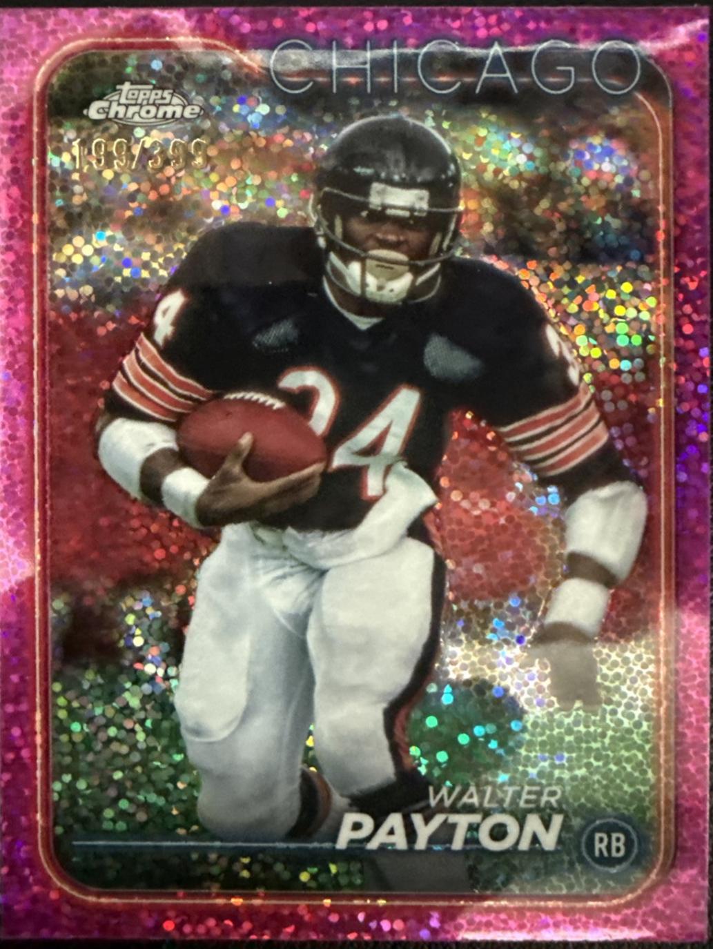 Walter Payton [Magenta Speckle Refractor] #23