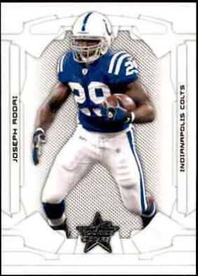 Joseph Addai #41 Football Cards 2008 Leaf Rookies & Stars