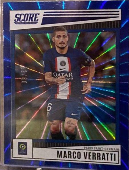 Marco Verratti #147 2022 Panini Score Ligue 1 Soccer