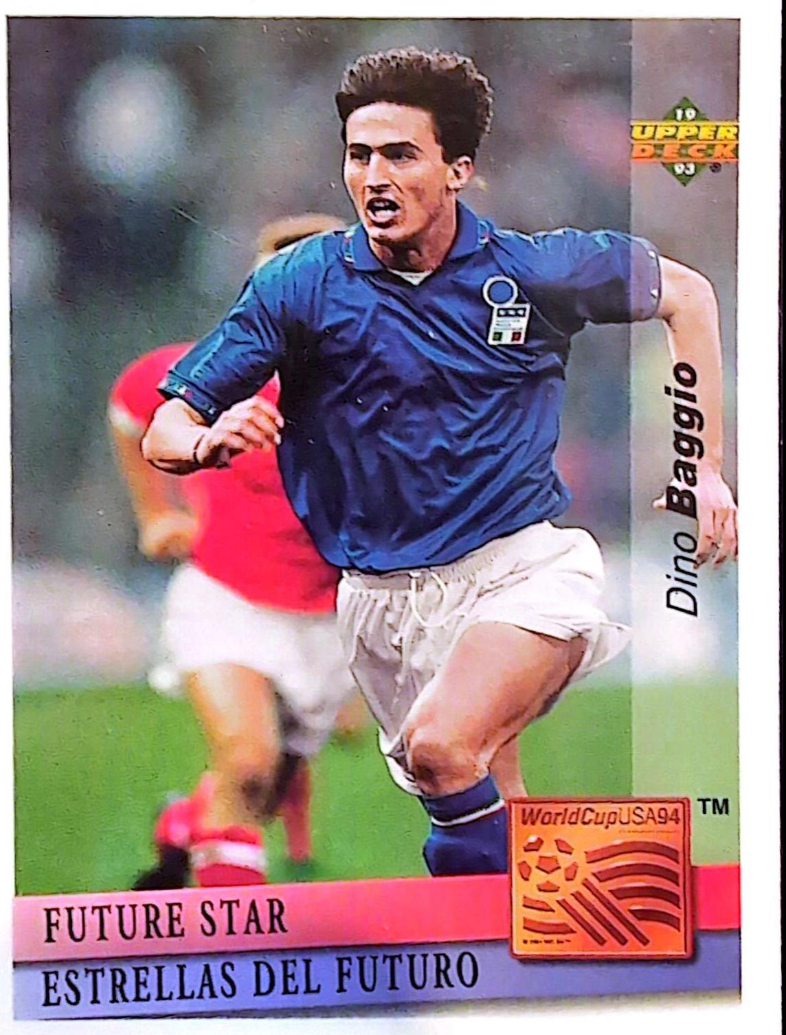 Dino Baggio #FS16 Soccer Cards 1993 Upper Deck World Cup Soccer Future Star