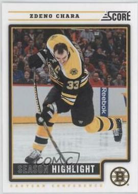 Zdeno Chara #14 Hockey Cards 2012 Score