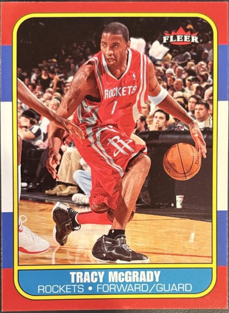 Tracy McGrady #121 2006-07 Fleer Basketball 1986-87 20th Anniversary