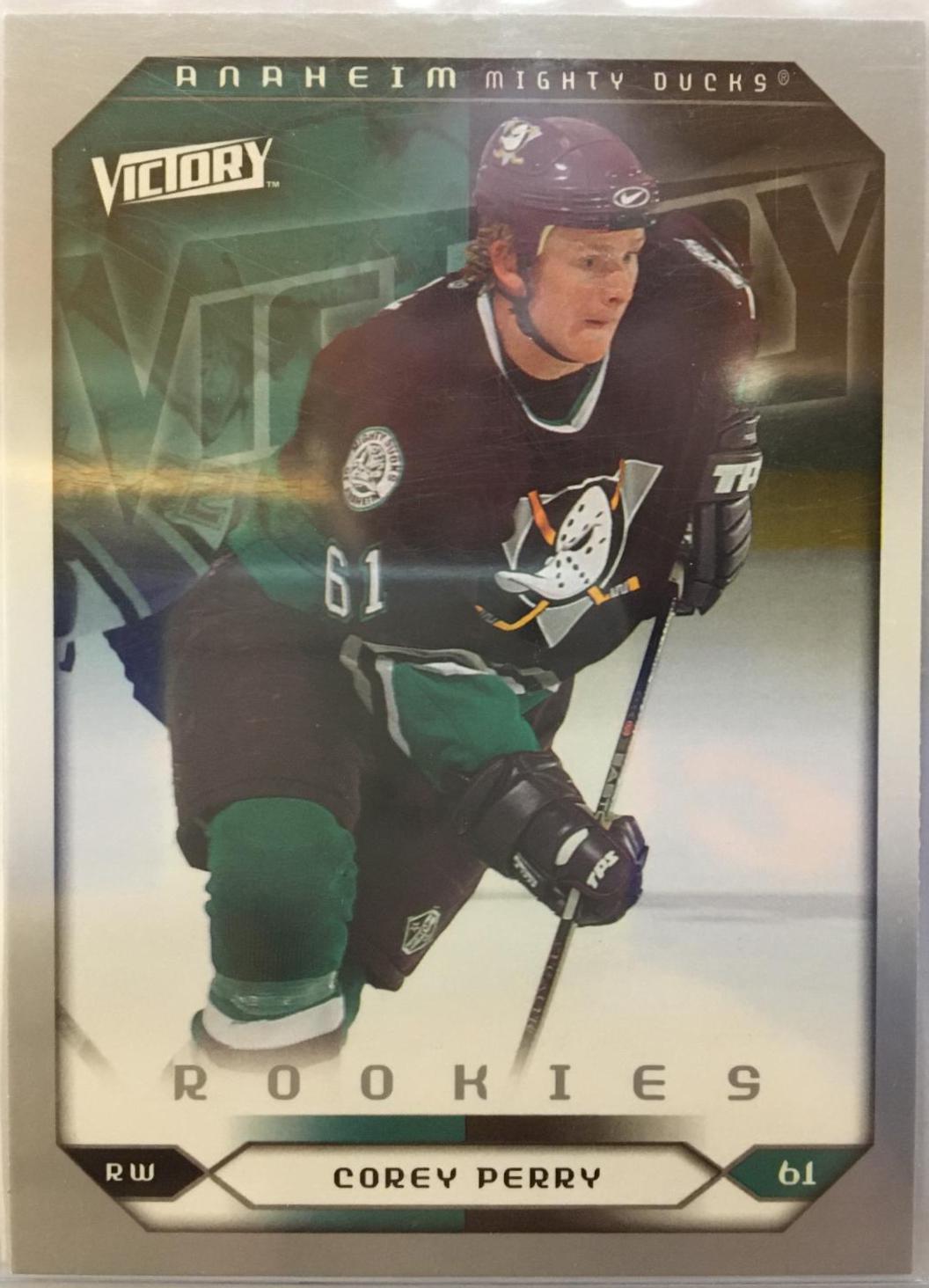 Corey Perry #281 Hockey Cards 2005 Upper Deck Victory
