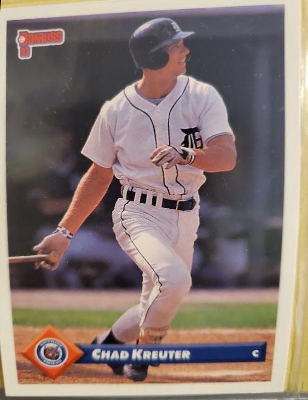 Chad Kreuter #673 Baseball Cards 1993 Donruss