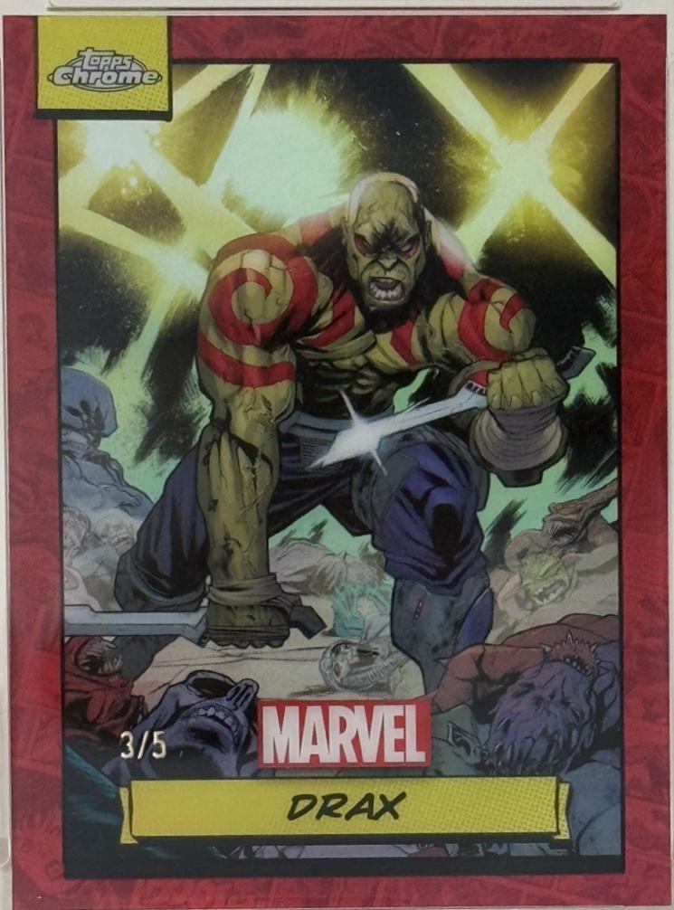 2024 Drax [Red Refractor] #91