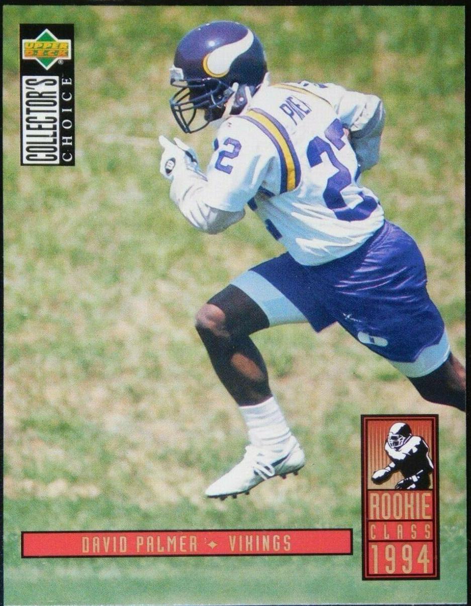 David Palmer #28 Football Cards 1994 Collector's Choice