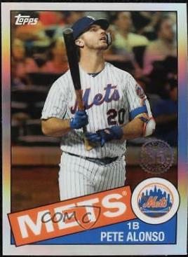 Pete Alonso #85TC-18 Baseball Cards 2020 Topps Chrome 1985
