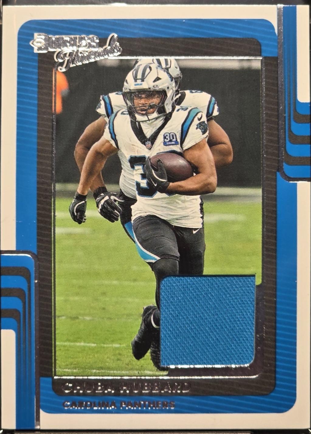 2025 Panini Donruss Threads Chuba Hubbard #DTH-CHD card