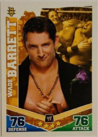 Wade Barrett Wrestling Cards 2010 Topps Slam Attax WWE Mayhem