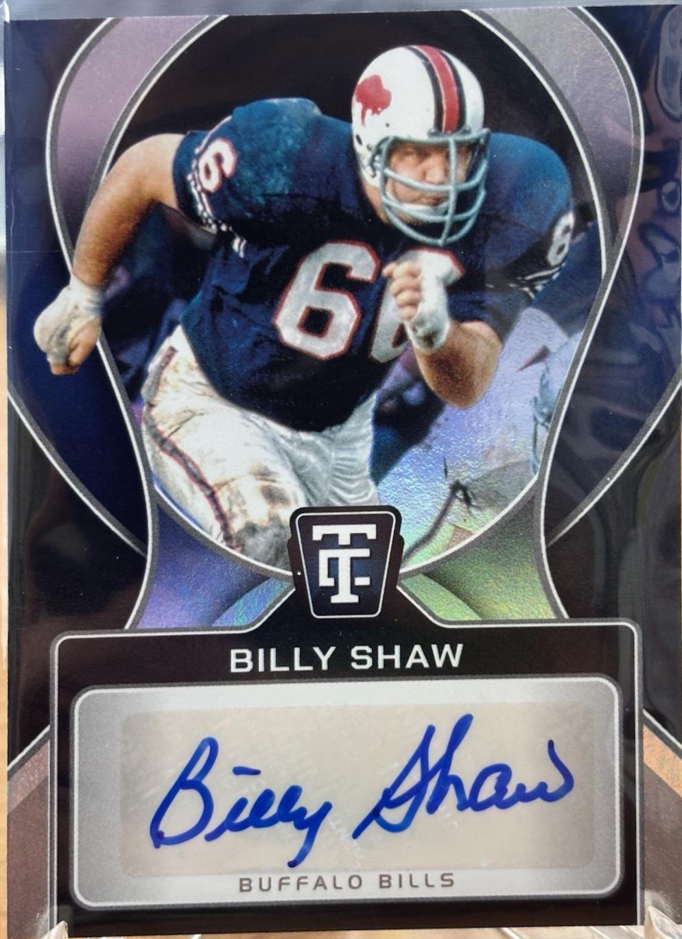 Billy Shaw #1 Football Cards 2024 Panini Totally Certified Signature