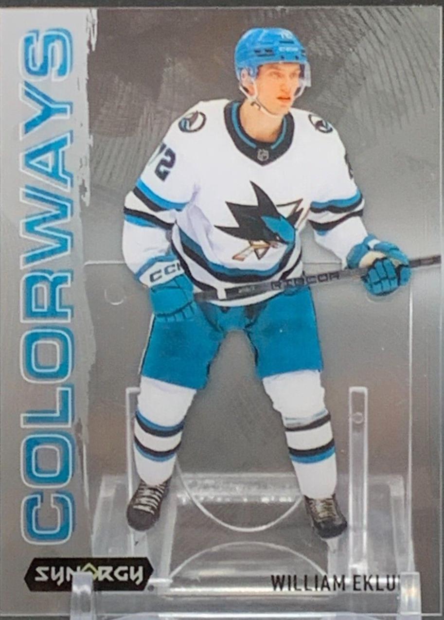 William Eklund #L-93 Hockey Cards 2024 Upper Deck Synergy Colorways