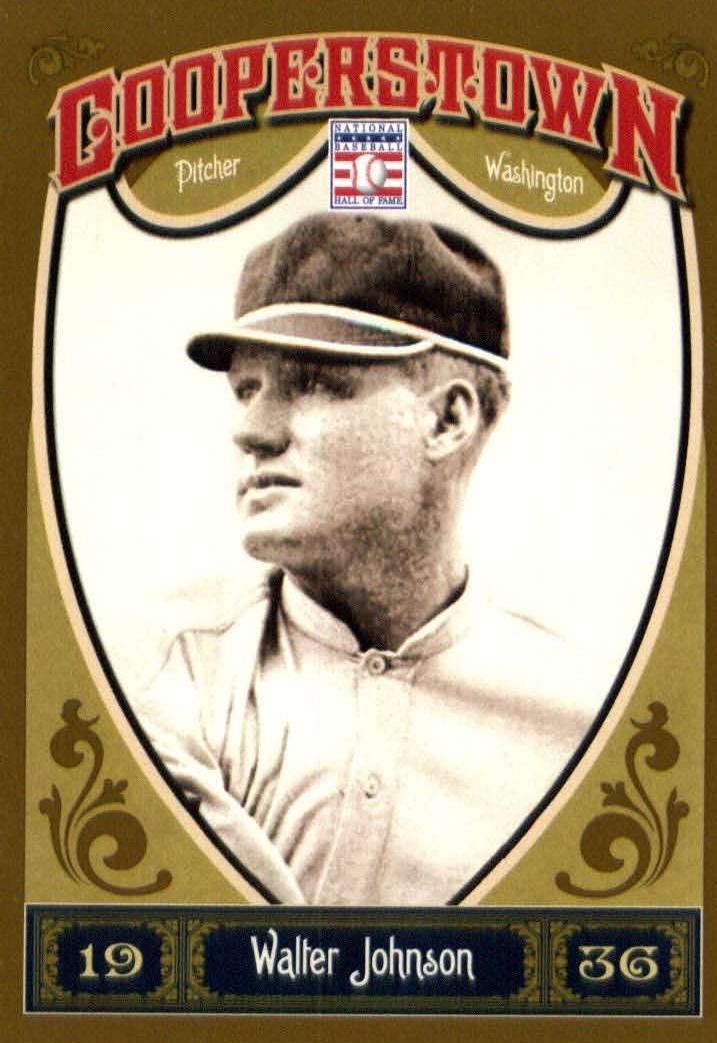 Walter Johnson #7 Baseball Cards 2013 Panini Cooperstown