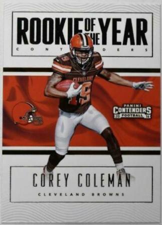Corey Coleman #3 Football Cards 2016 Panini Contenders Rookie of the Year