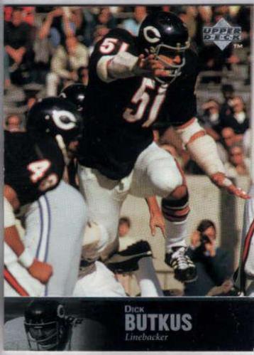 Dick Butkus #17 Football Cards 1997 Upper Deck Legends