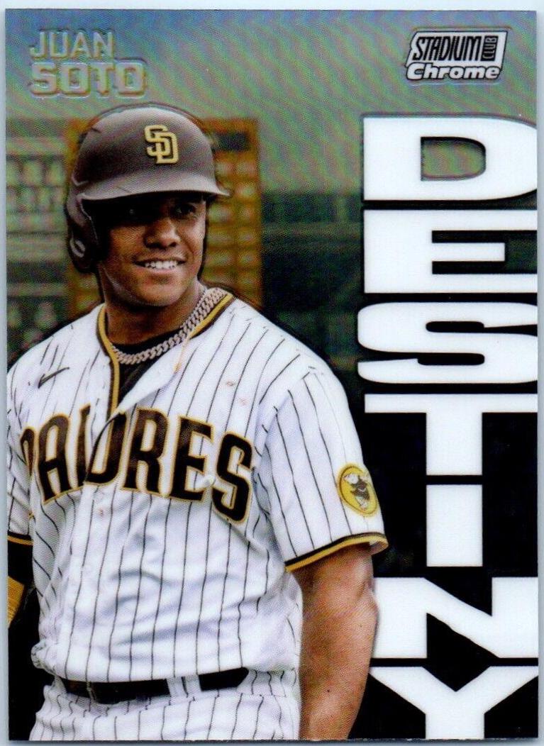 Juan Soto #1B Baseball Cards 2022 Stadium Club Chrome Dynasty and Destiny