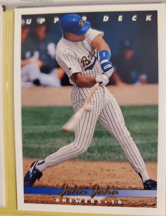 John Jaha #177 Baseball Cards 1993 Upper Deck