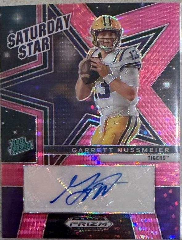 Garrett Nussmeier [Neon Pink Pulsar] #SSS-GNR