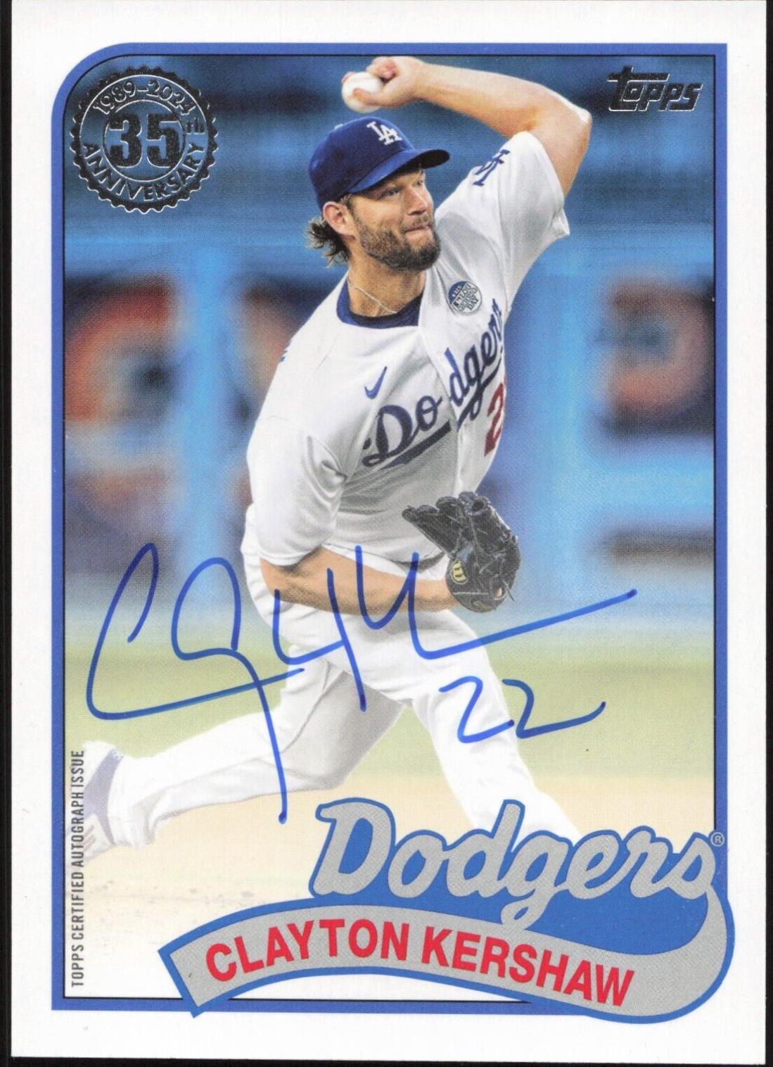 Clayton Kershaw #89BA-CK