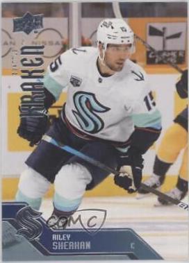 Riley Sheahan #6 Hockey Cards 2021 Upper Deck Seattle Kraken