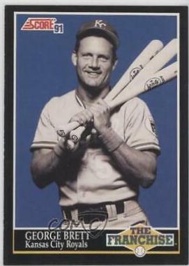 George Brett #853 Baseball Cards 1991 Score