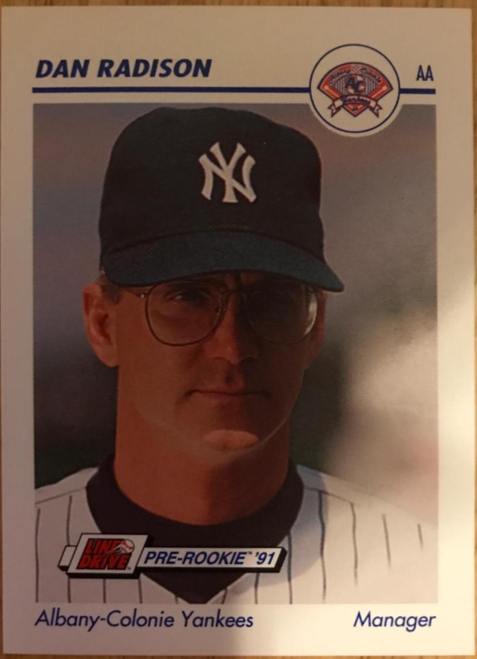 Dan Radison #24 Baseball Cards 1991 Impel Line Drive Pre Rookie AA